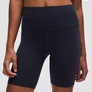 Lululemon Align High Rise Shorts. Navy-8"